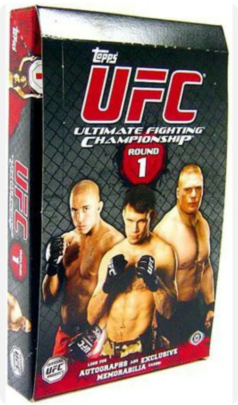 2009 Topps UFC Round 1 Set Joe Rogan Georges St-Pierre Bruce Buffer Nate Diaz