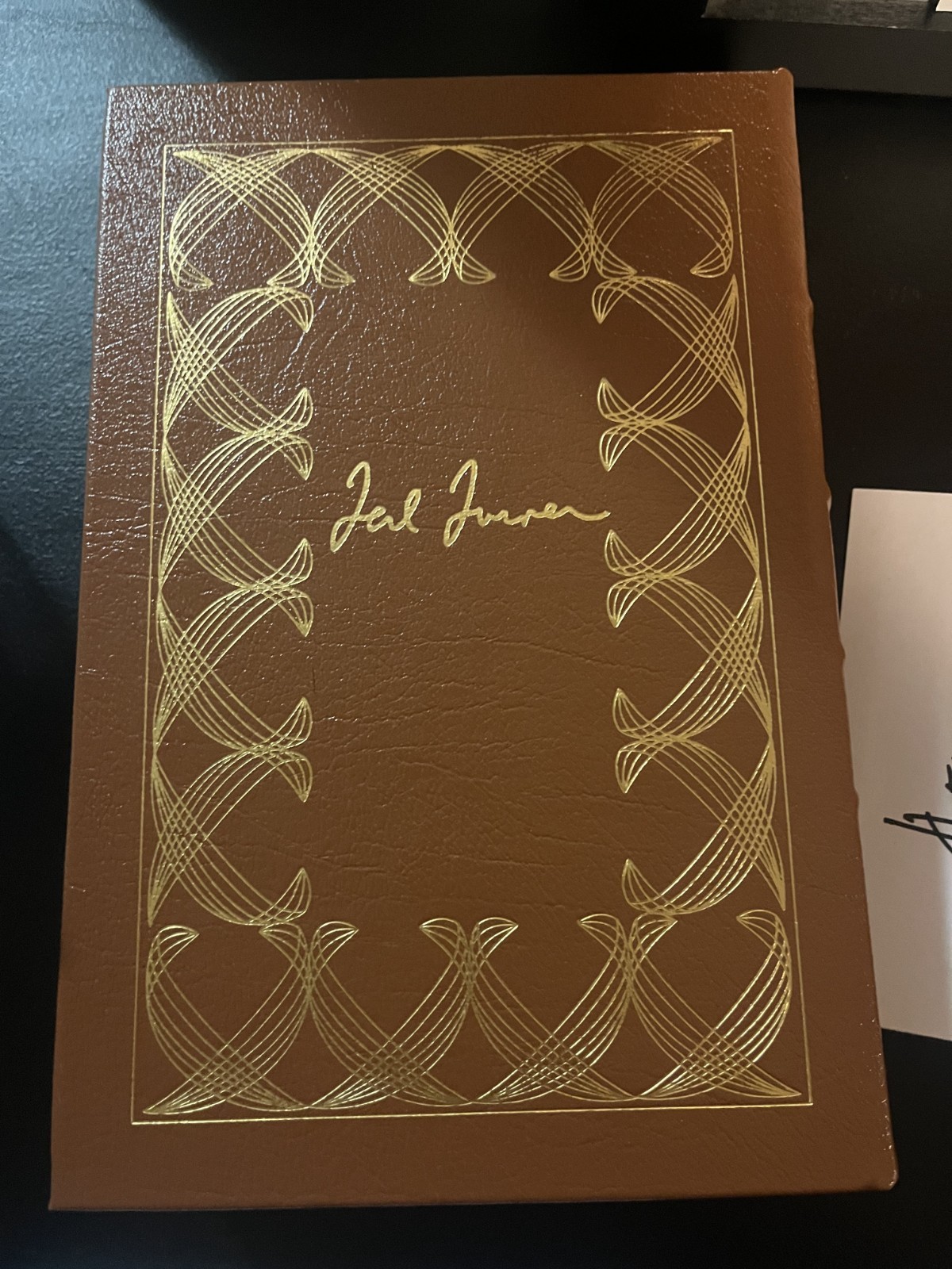 Signed Ted Turner “Call Me Ted” Easton Press Limited Ed Leather