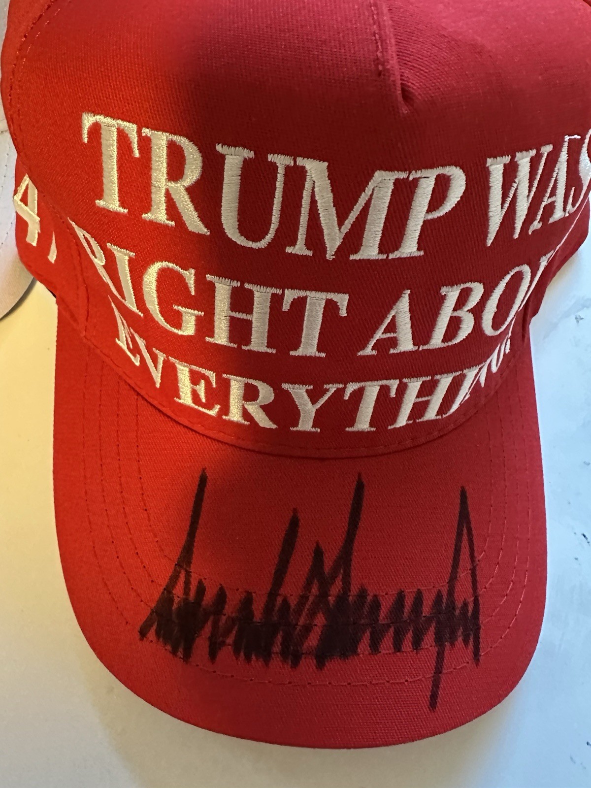 Donald Trump Signed Hat