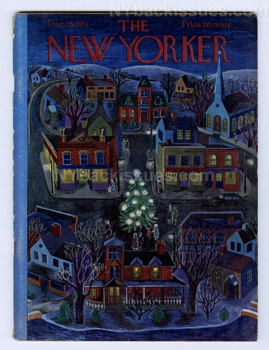 New Yorker magazine December 15 1951 William Zeckendorf Nathaniel Benchley