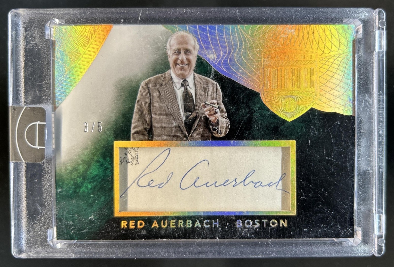 2014-15 Panini Eminence Red Auerbach Cut Signatures Auto Autograph #/5 Celtics