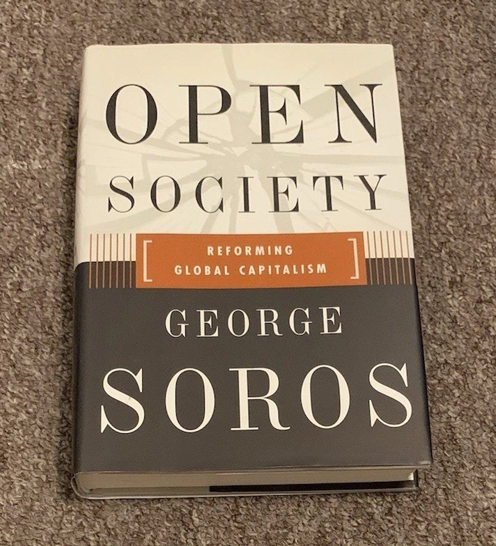 SIGNED Open Society by George Soros Autographed First Edition Book VERY RARE