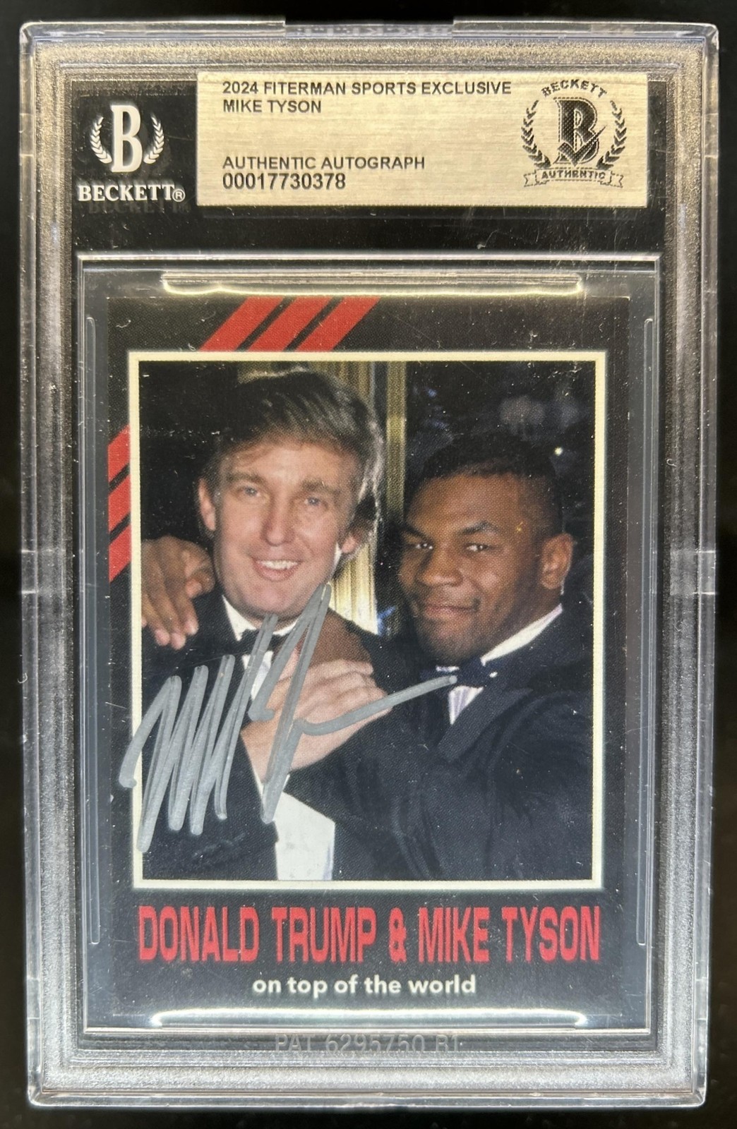 2024 Fiterman Sports Exclusive Donald Trump/Mike Tyson Auto BGS Authentic