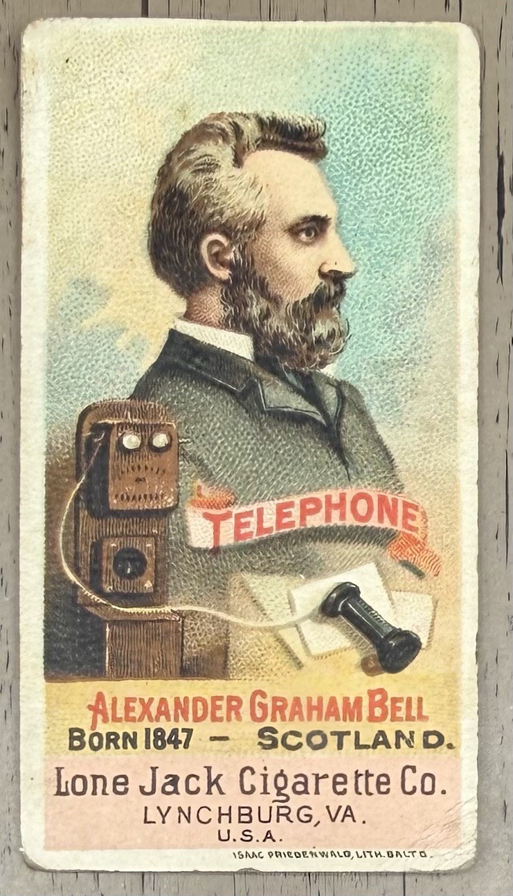 1887 N365 LONE JACK ALEXANDER GRAHAM BELL INVENTORS AND INVENTIONS