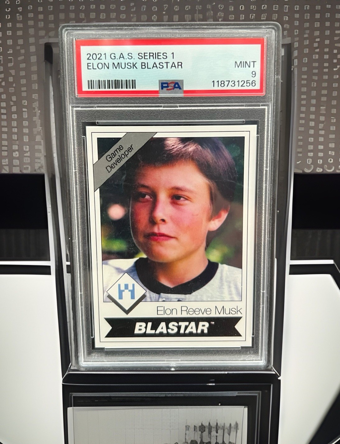 POP 12🔥2021 G.A.S. SERIES 1~ELON MUSK BLASTAR~DOGE~TRUMP PSA💎9 MINT⭐RARE!