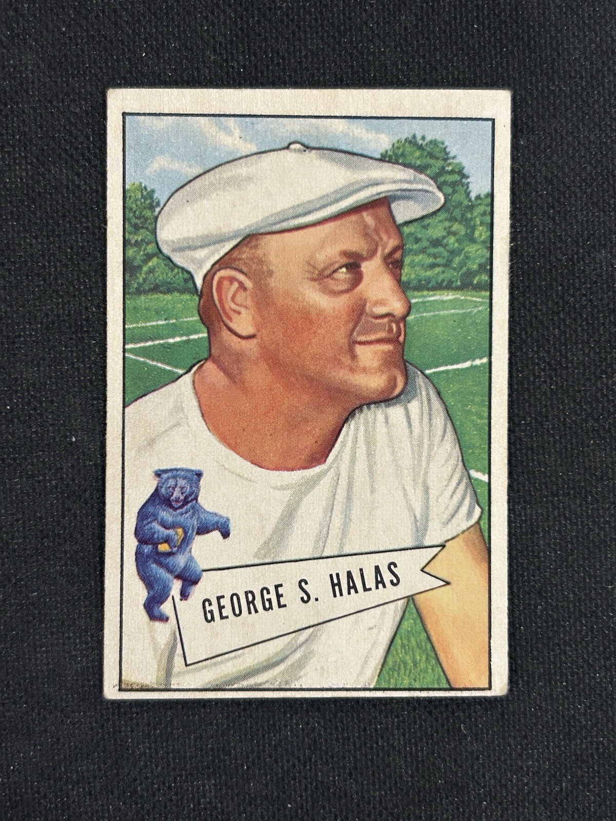 1952 Bowman Small #48 George Halas RC Rookie VG-VGEX Chicago Bears HOF *247