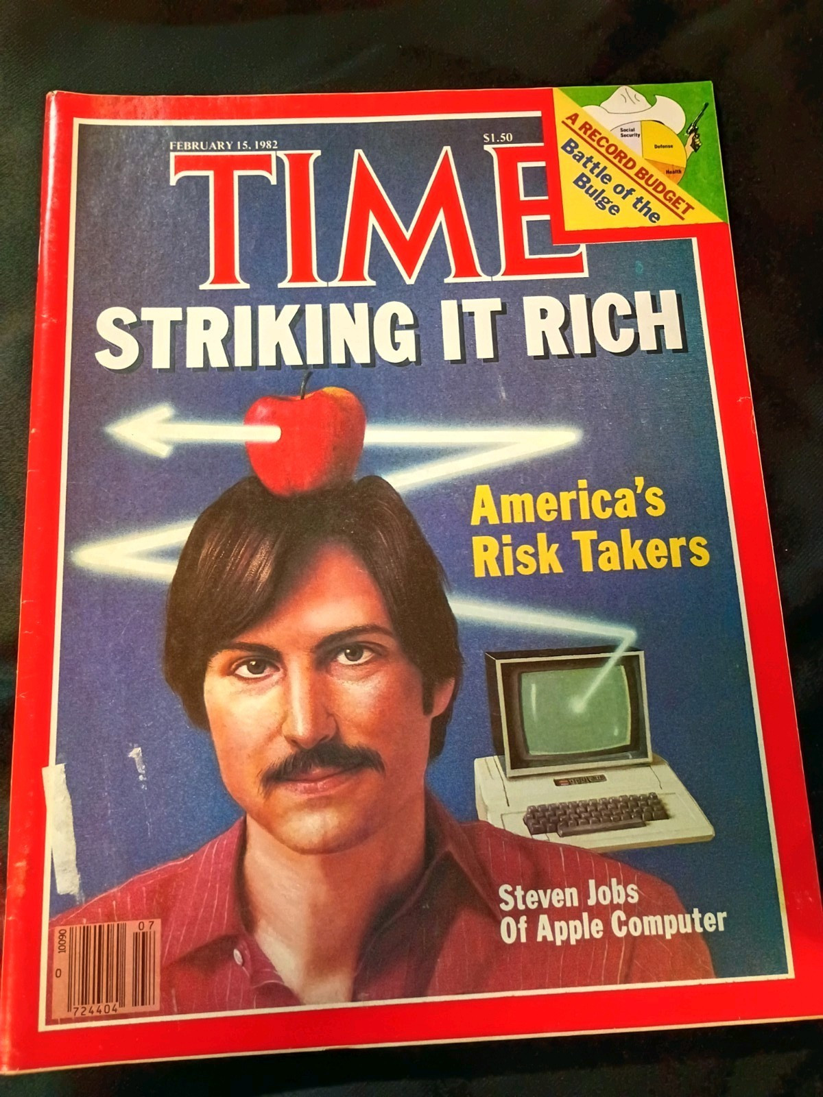Time Magazine February 1982 Steve Jobs Apple Vintage Collectible Rare
