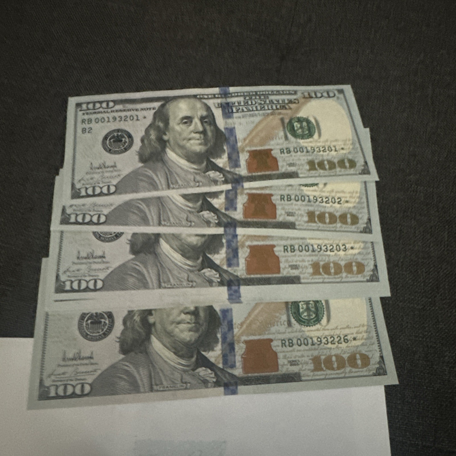 Donald Trump Signature 2025 $100 Dollar Bills Star Notes🌟 Low Serial 00