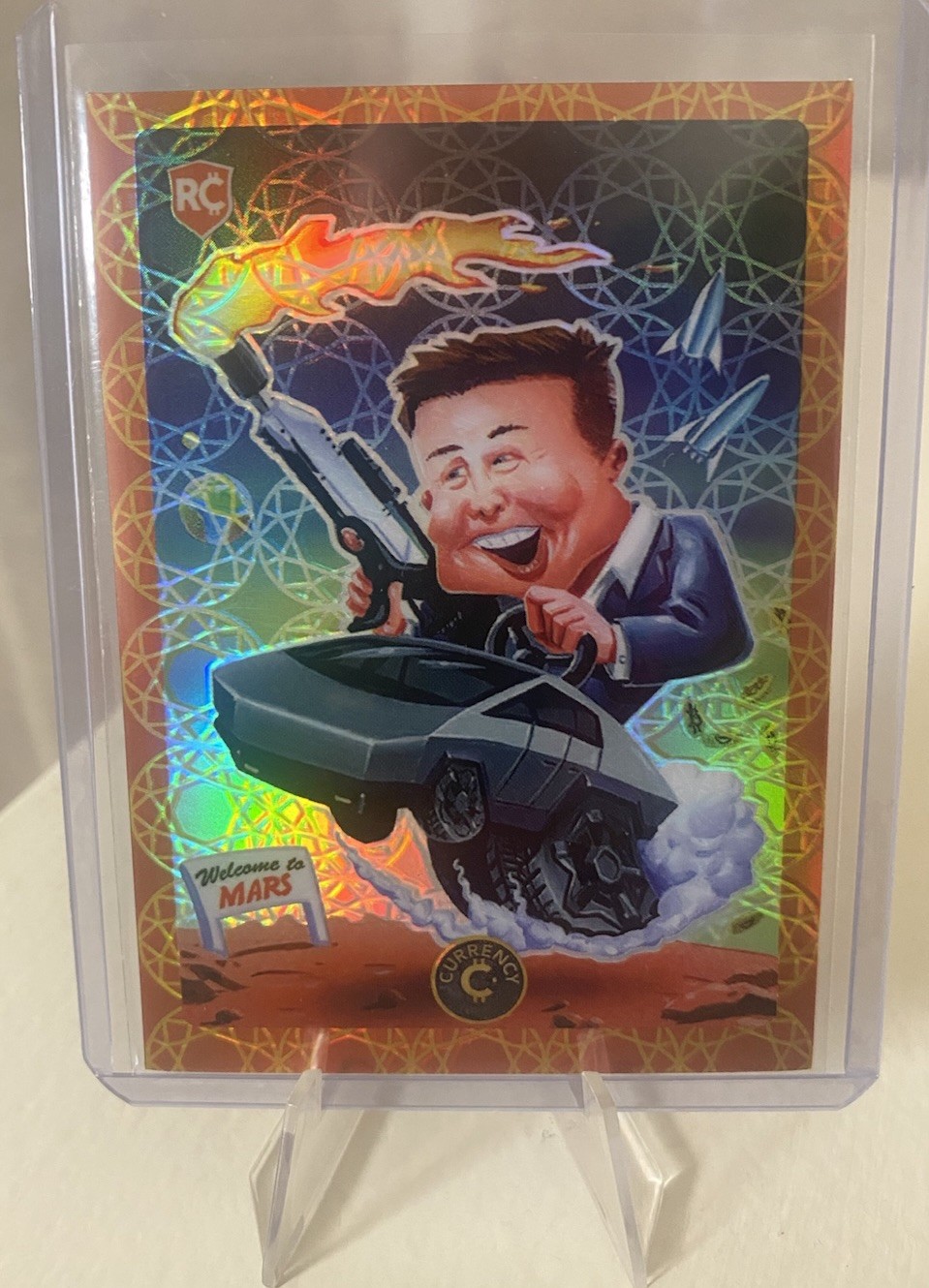 2022 Cardsmiths Currency Series 1 #28 ELON MUSK 5 Card Lot w Base, CS, Beryl