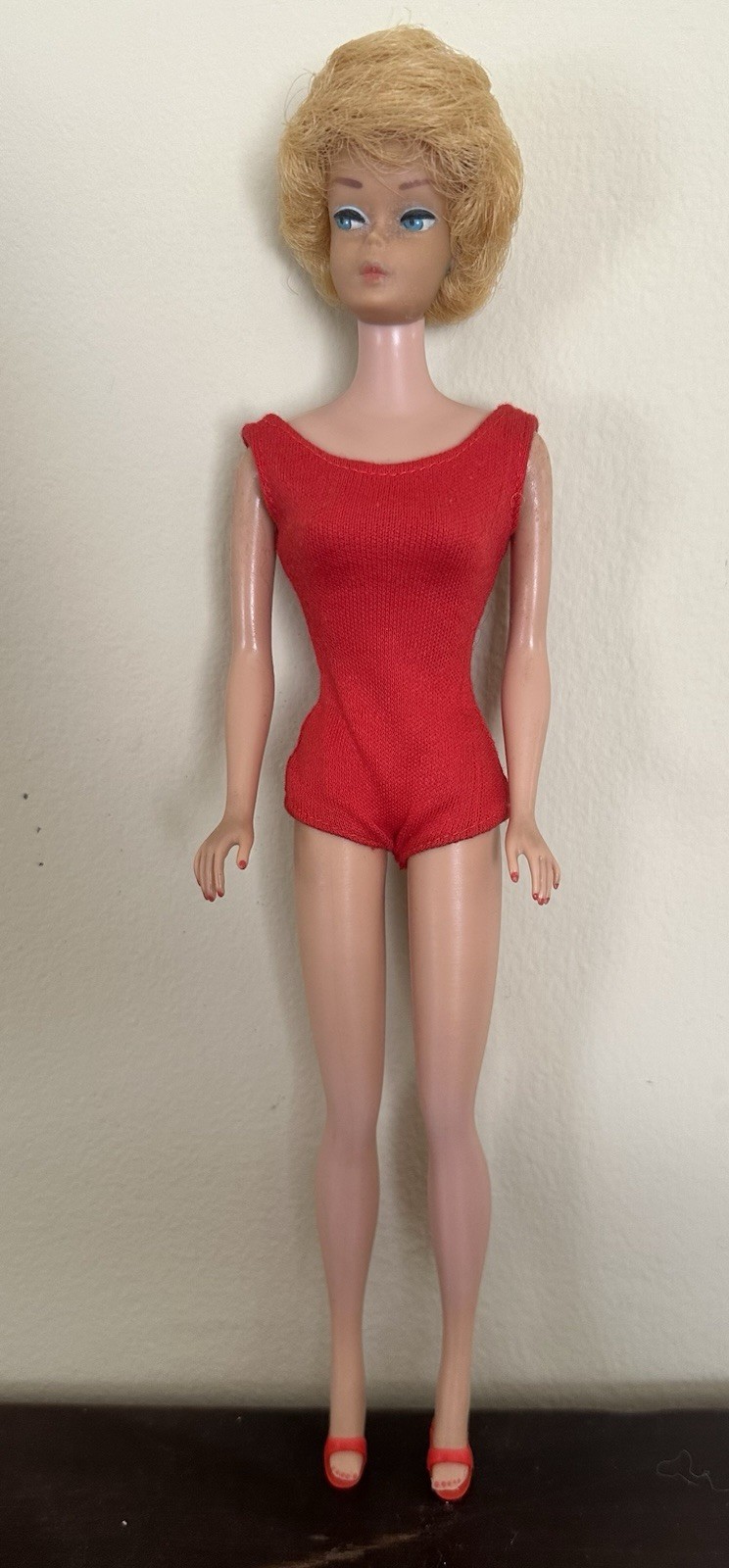 Barbie 1964 Blond Bubble Cut With Original Box Signed By Ruth Handler