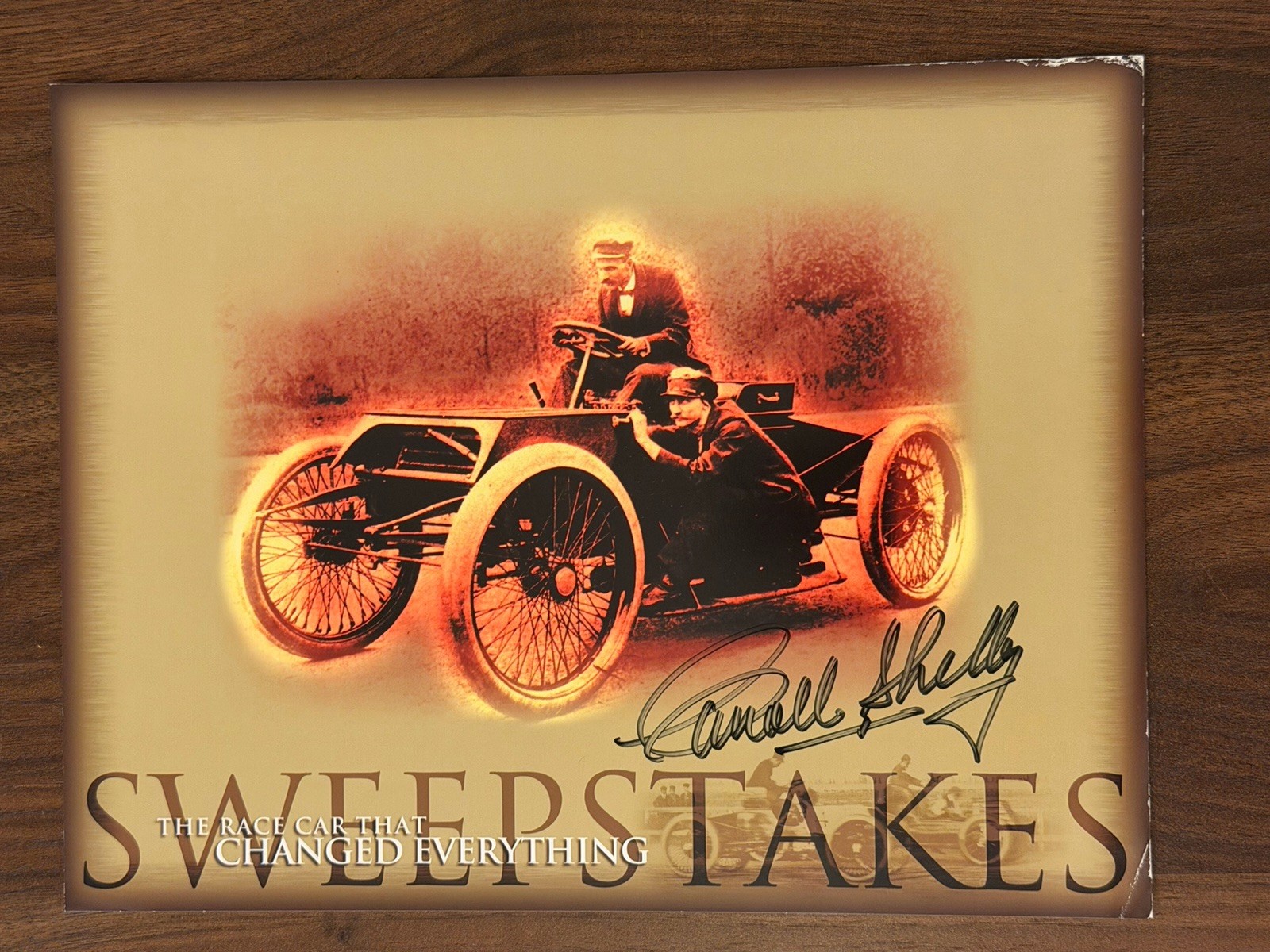 Carroll Shelby Autograph Signed 2001 Centennial Festival 100 Years Ford Racing