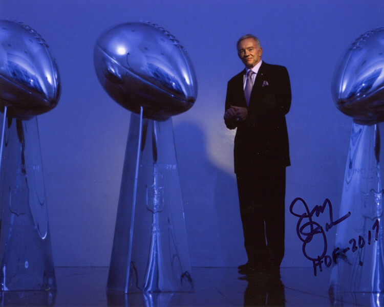 Jerry Jones Signed Autographed 8x10 Photo HOF 2017 Dallas Cowboys Owner PSA/DNA