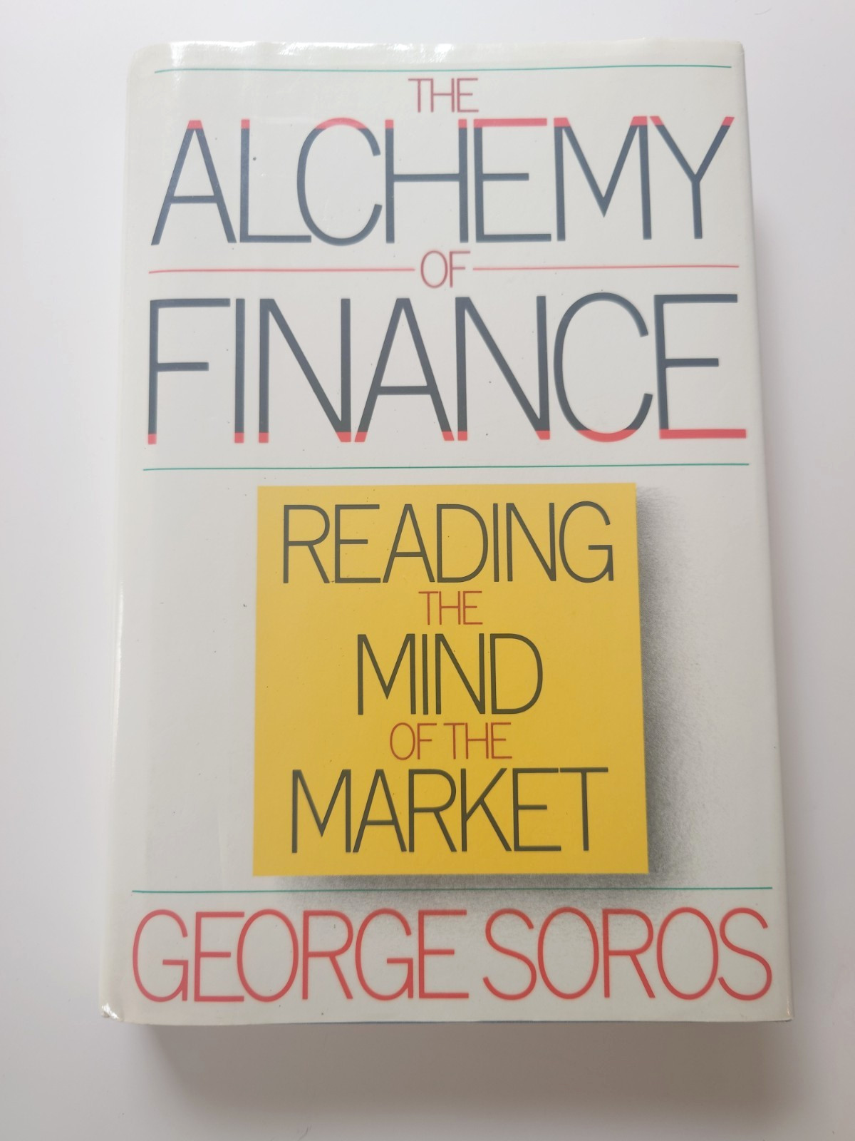 George Soros SIGNED 1st Ed Alchemy HC, Texas GOP & Carlucci Reagan Provenance