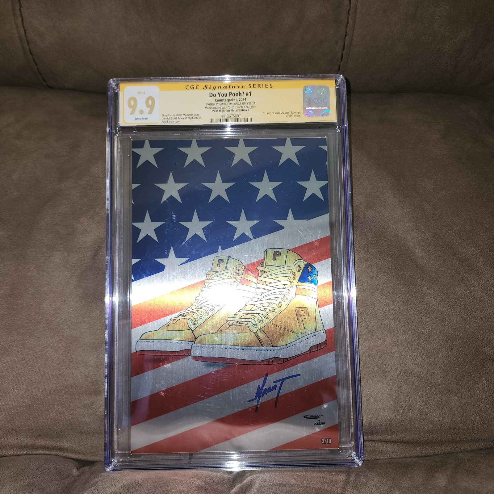 Do You Pooh? #1 TRUMP HOMAGE, Signed by Marat Mychaels