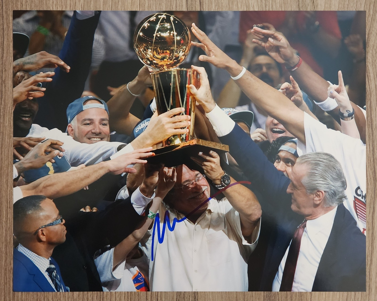 Micky Arison Signed 8x10 Photo Miami Heat Owner NBA HOF LEGEND RAD