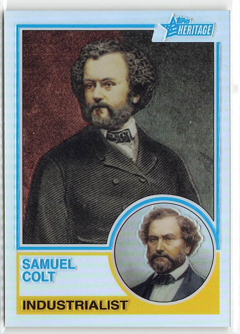 2009 Topps American Heritage Chrome - Samuel Colt - Refractor C95 16/76
