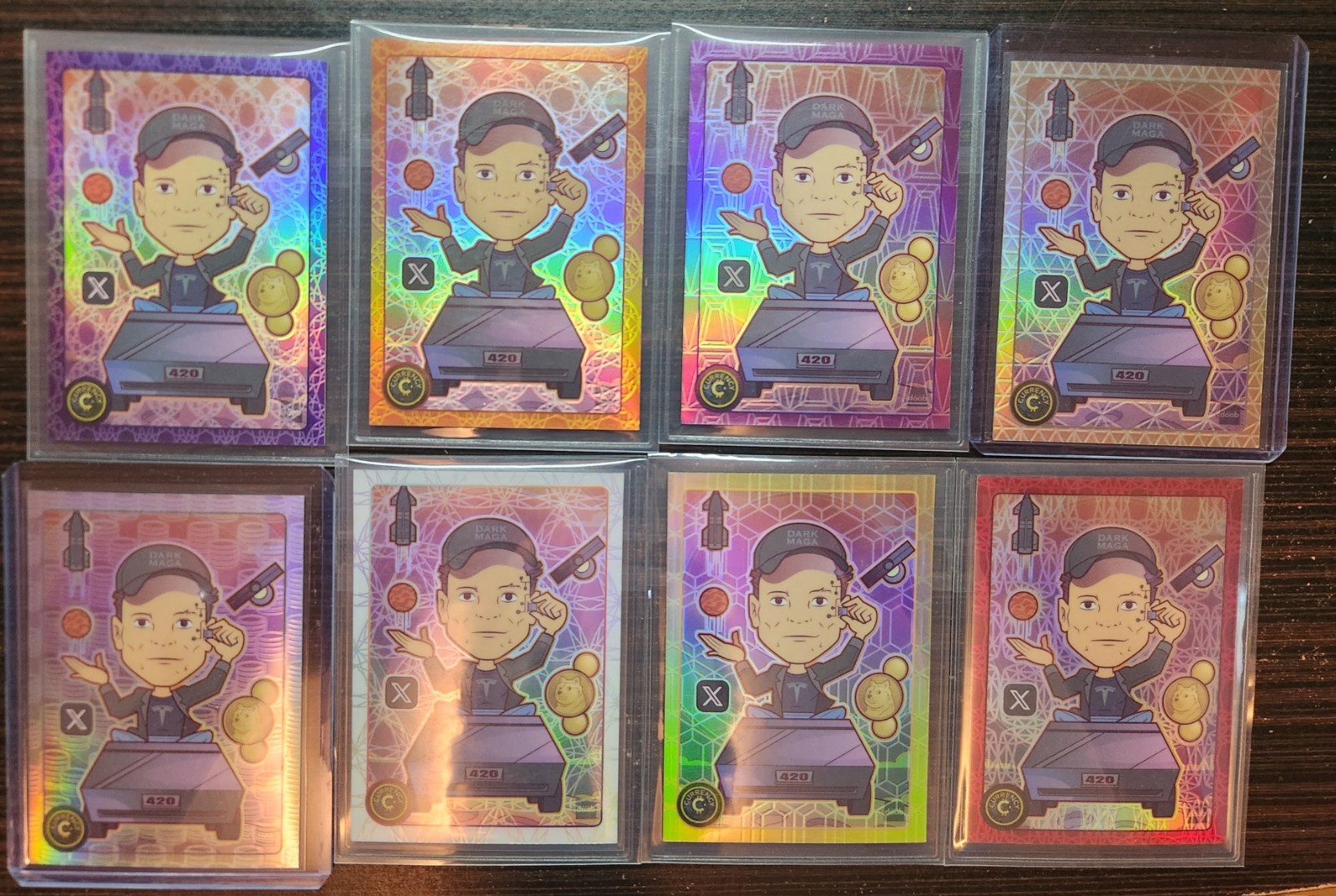 Cardsmiths Series 5 Elon Musk #31 8 Card Set