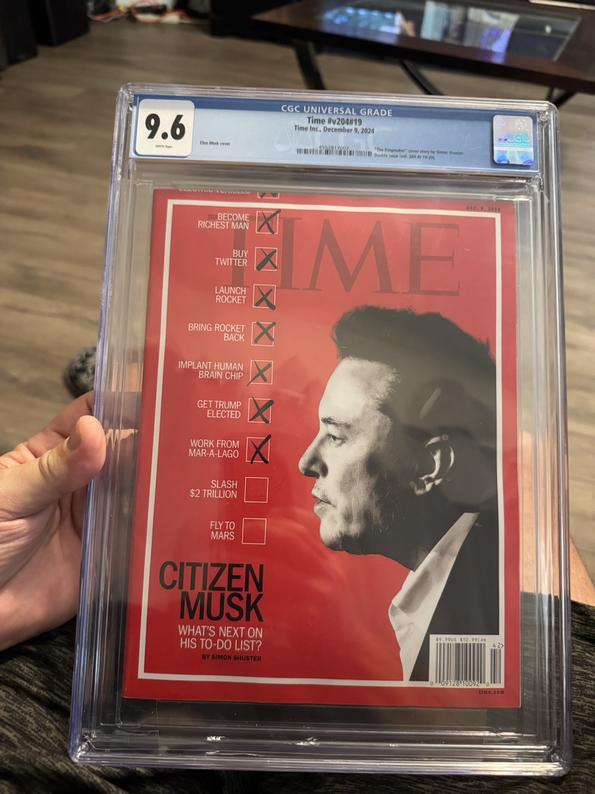 Elon Musk space x Graded Magazine , invest Now ! Amazing Cover Of The Spear 🔥