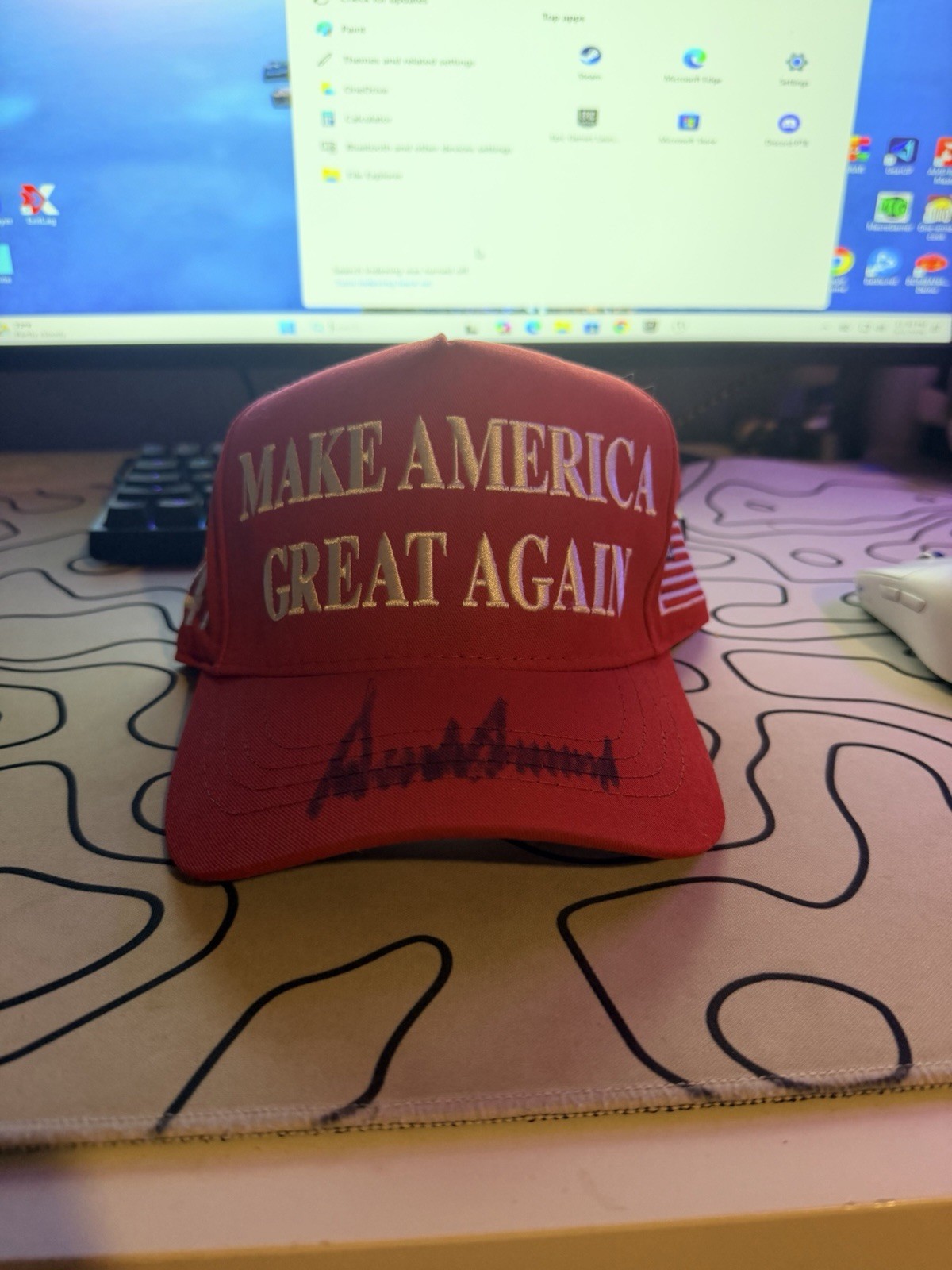 Donald J Trump Signed MAGA Hat