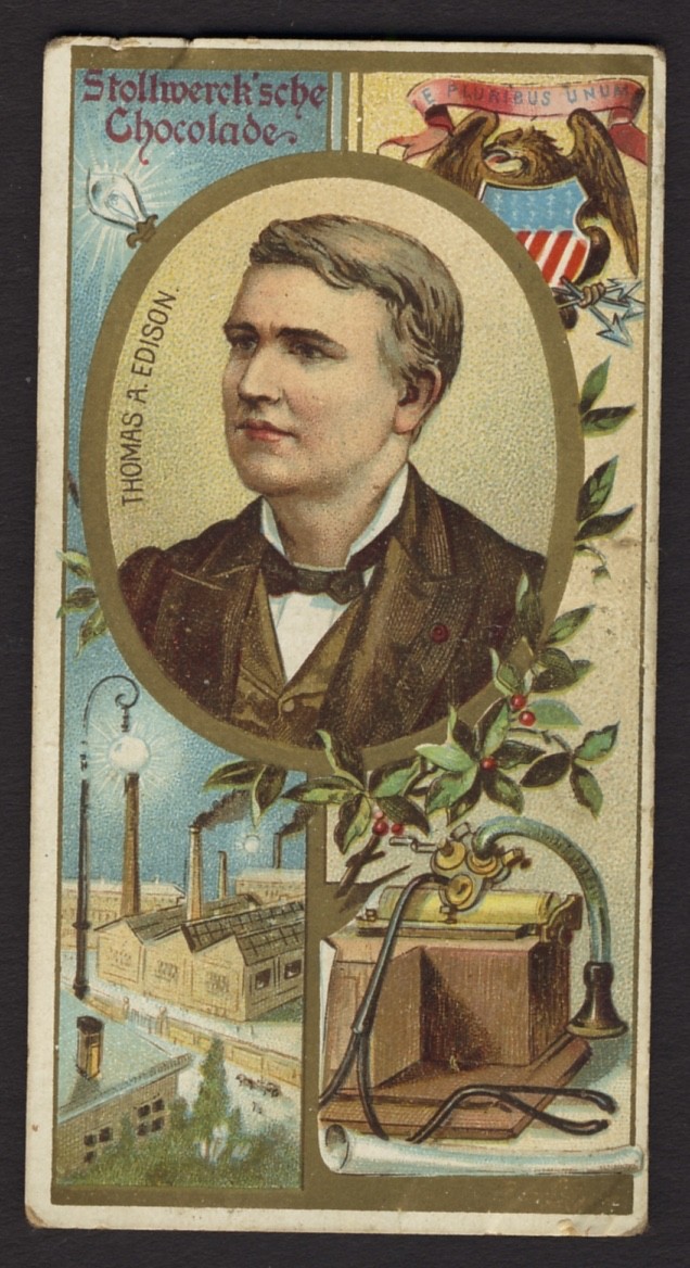 Thomas Edison Stollwerck 1897
