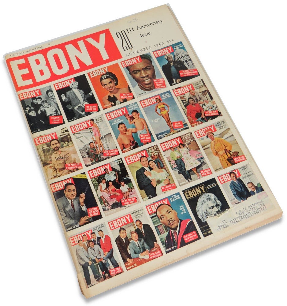 John H Johnson / Ebony Magazine November 1965 20th Anniversary Issue