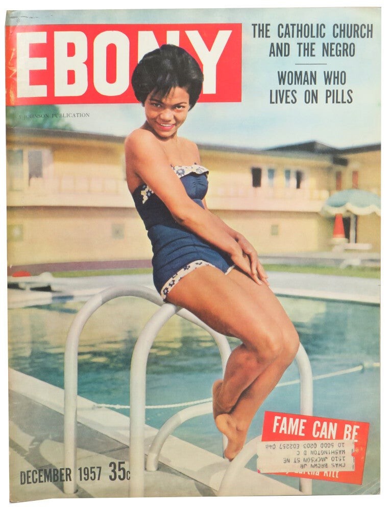John H Johnson / Ebony Magazine December 1957 Eartha Kitt cover