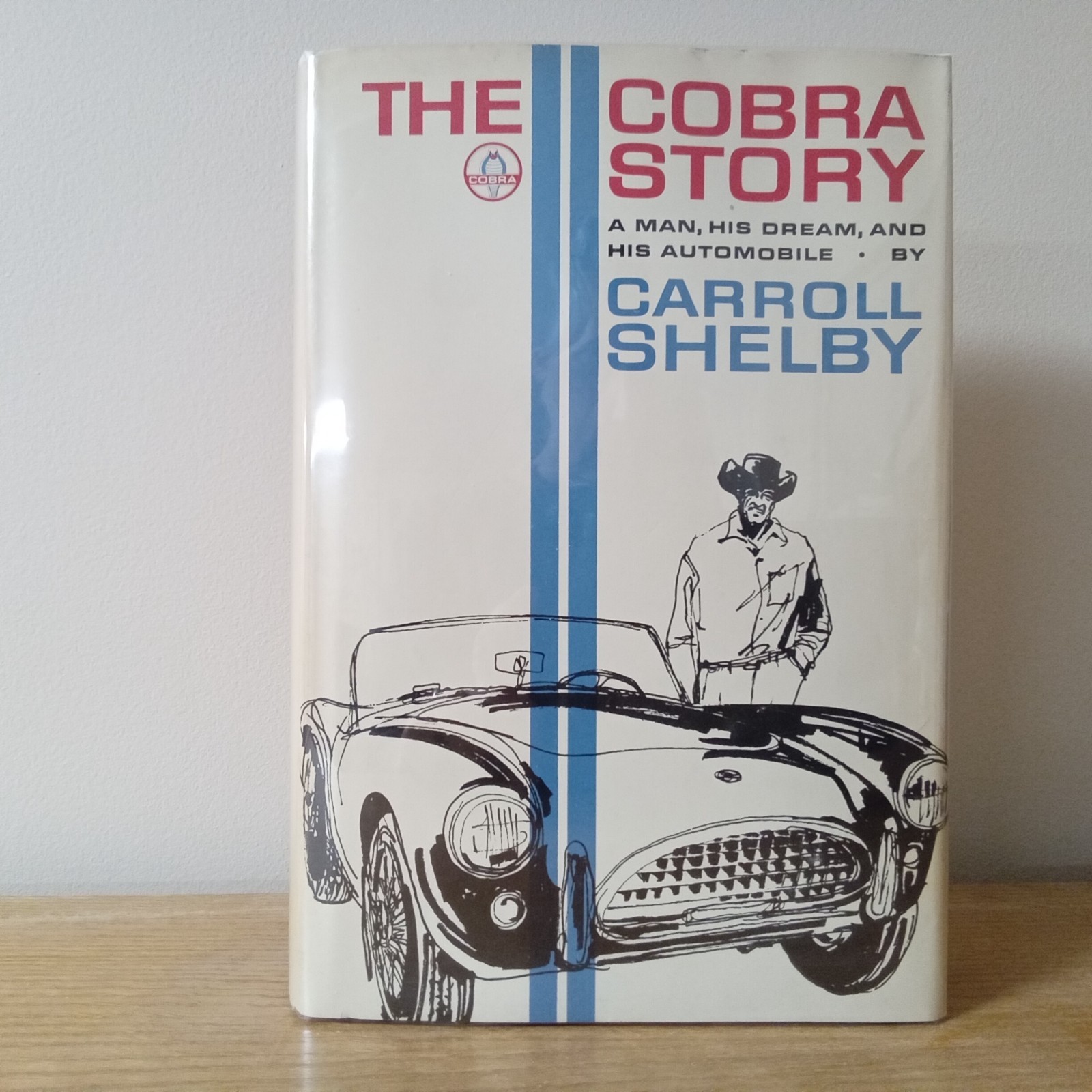 The Cobra Story Autographed Signed by Carroll Shelby 1965 1st Edition GT350