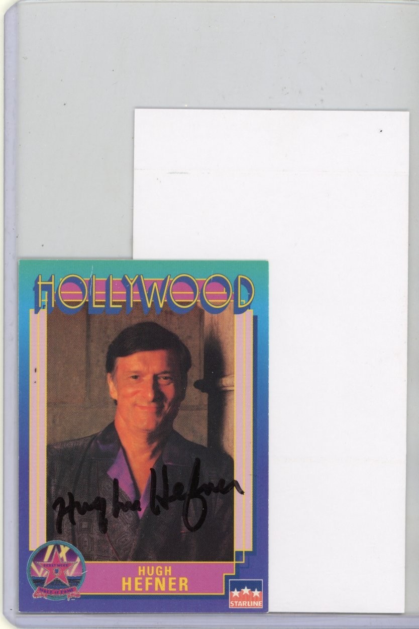 Hugh Hefner Signed Walk of Fame - JSA - Playboy