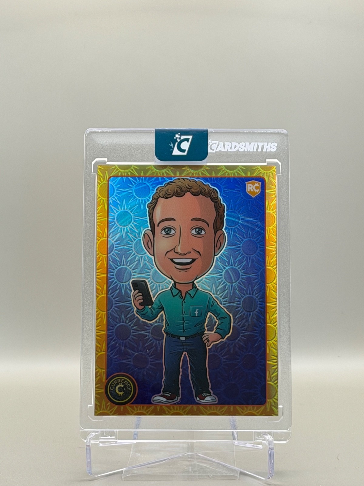2025 Cardsmiths Currency Series 5 #116 Mark Zuckerberg Sol Refractor 1/3