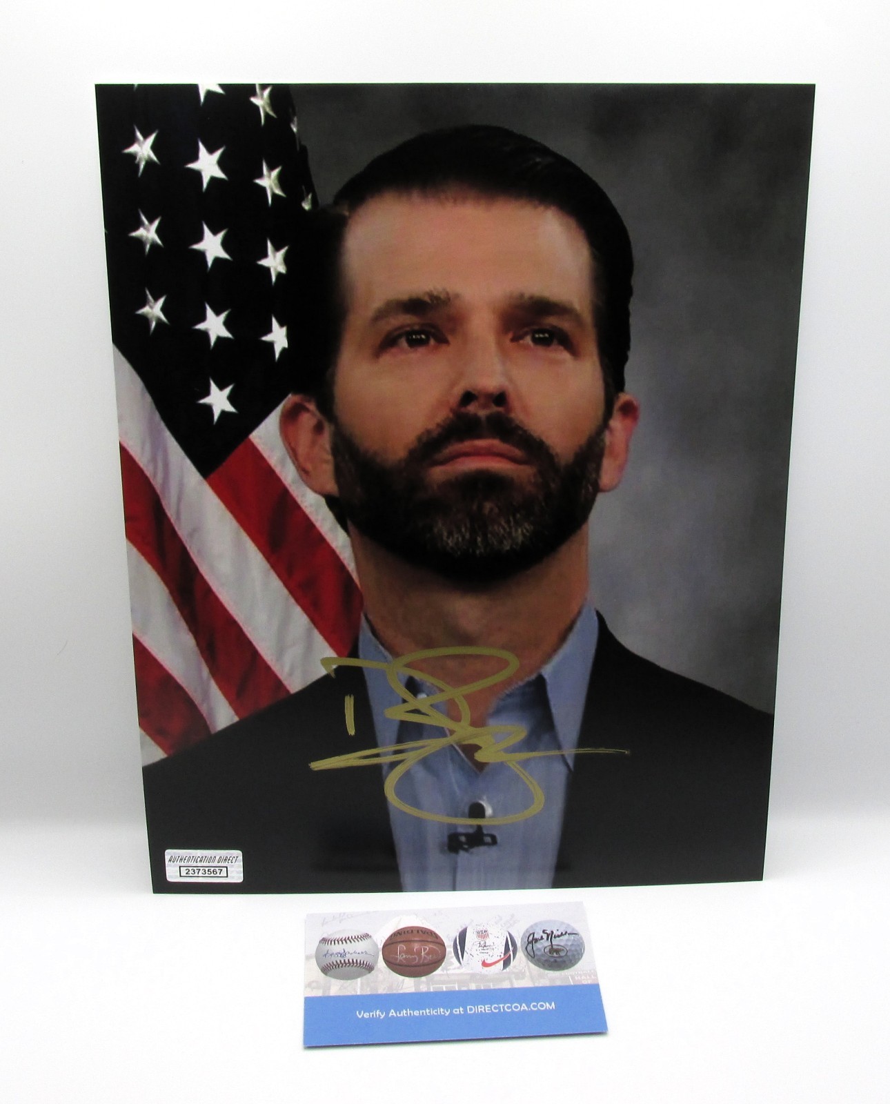 Donald Trump Jr. Signed 8x10 Photo With COA (2373567) (Politics)