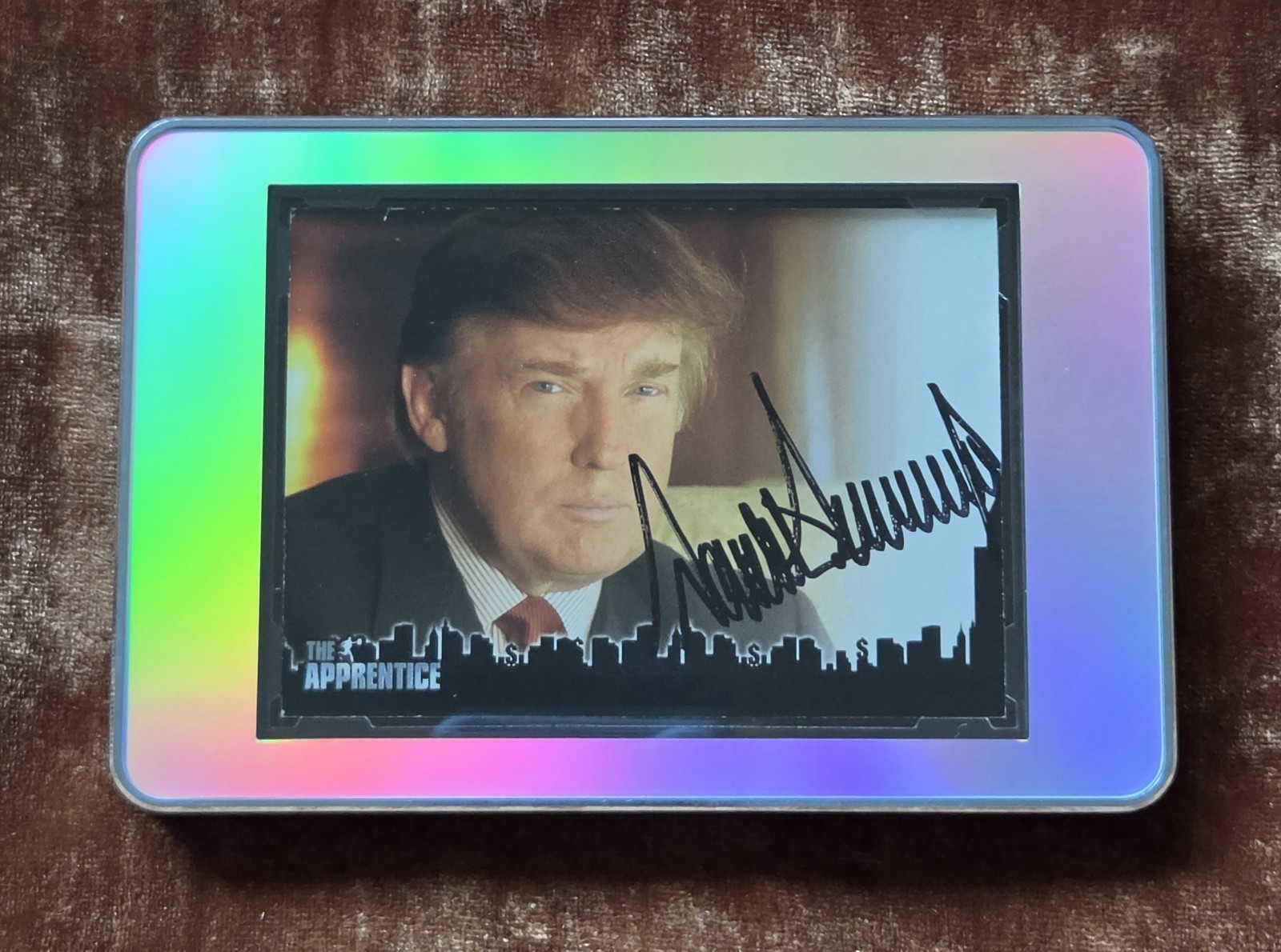 2005 Comic Images The Apprentice DONALD TRUMP AUTO #DT1 MBA GRADED/AUTH 5 🇺🇸