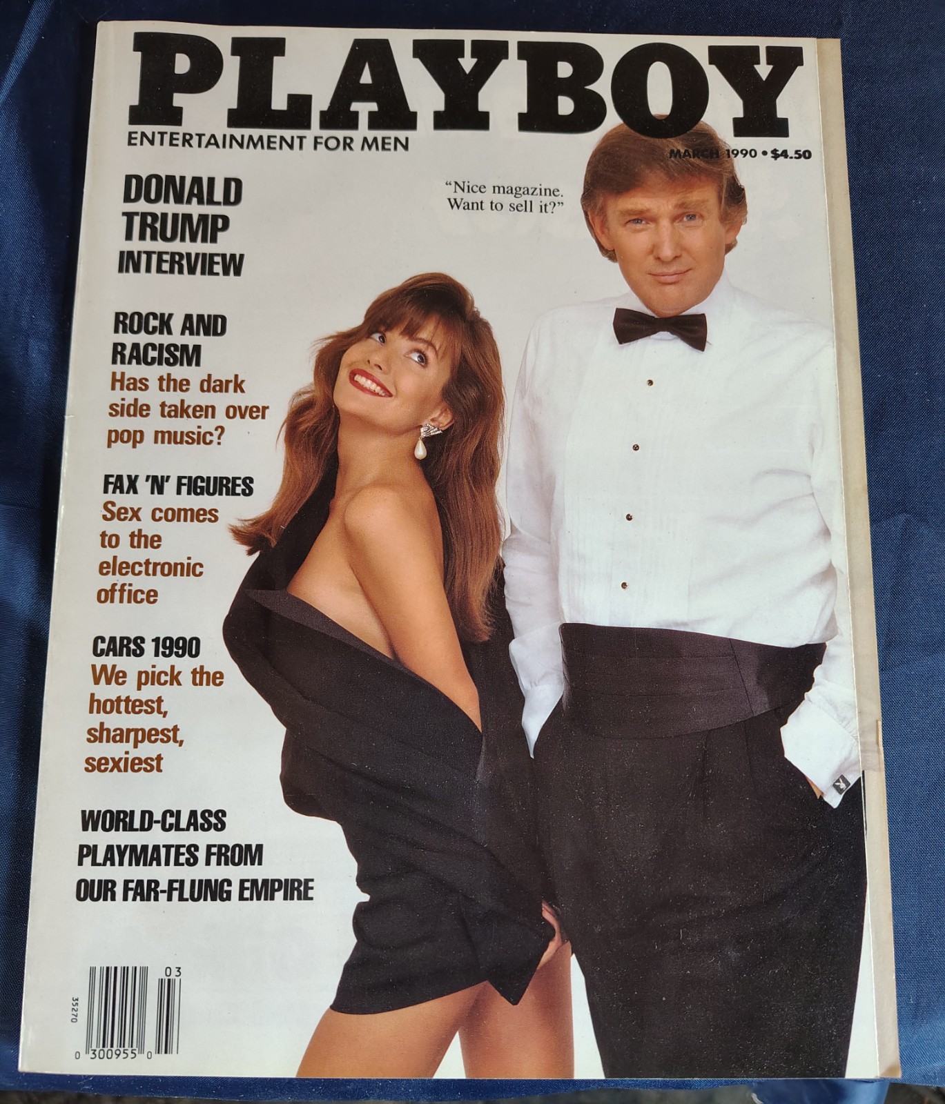 Vintage Playboy Magazine March 1990 Donald Trump