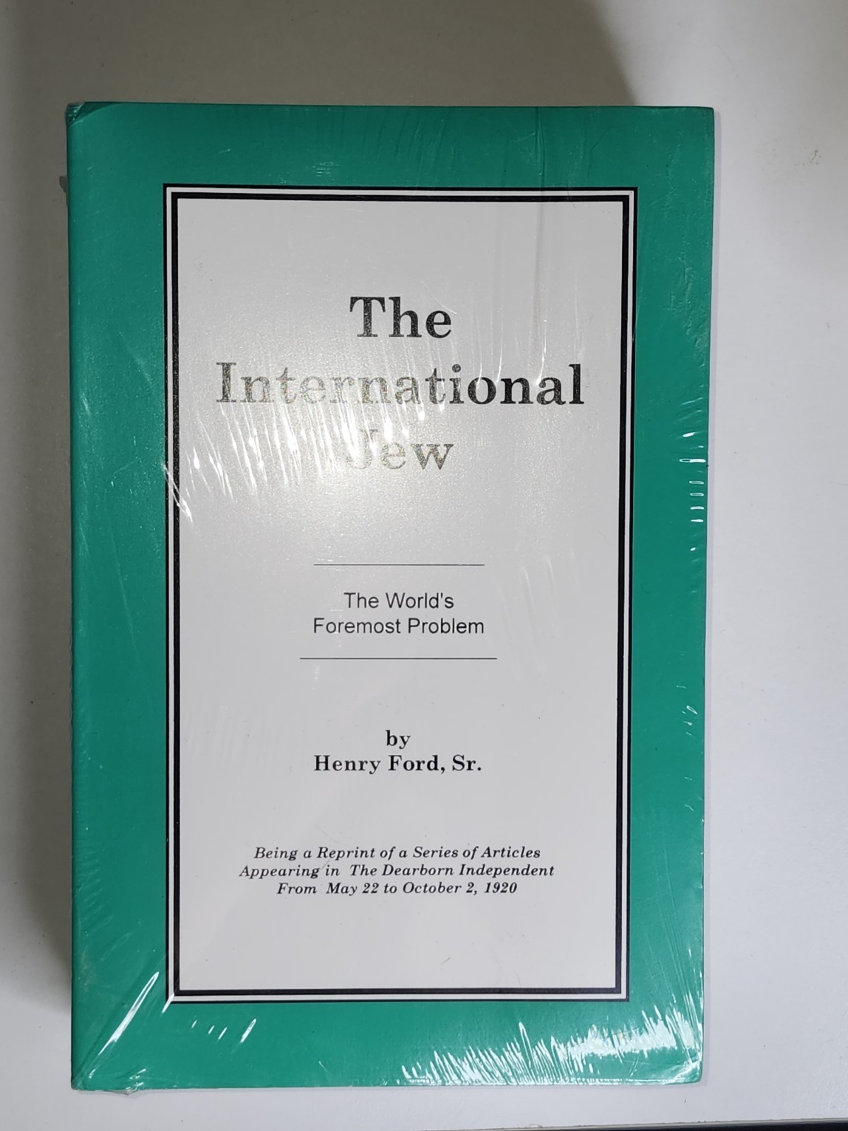 The International Jew Vol 1 - 4 Henry Ford Sr.  Paperback Sealed New Historical