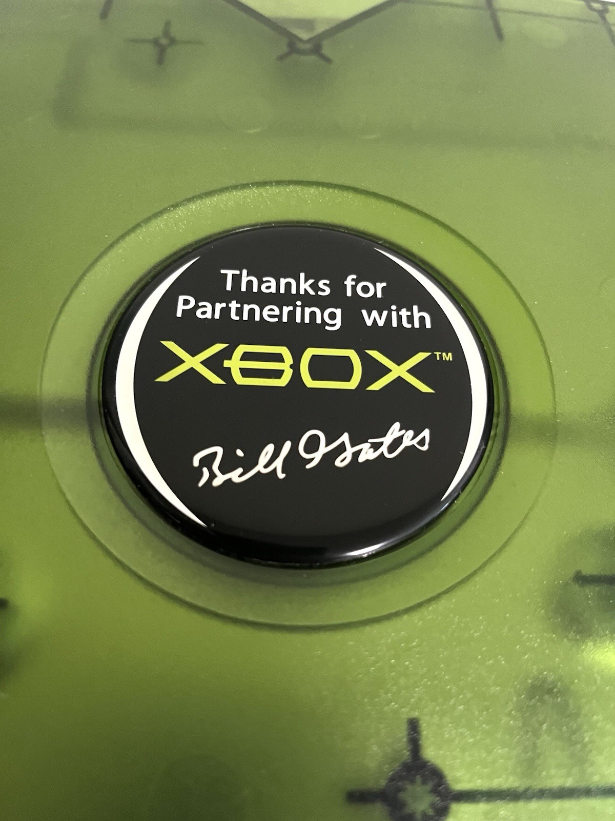 Xbox Console Thanks For Partnering With Xbox Bill Gates Signed Edition