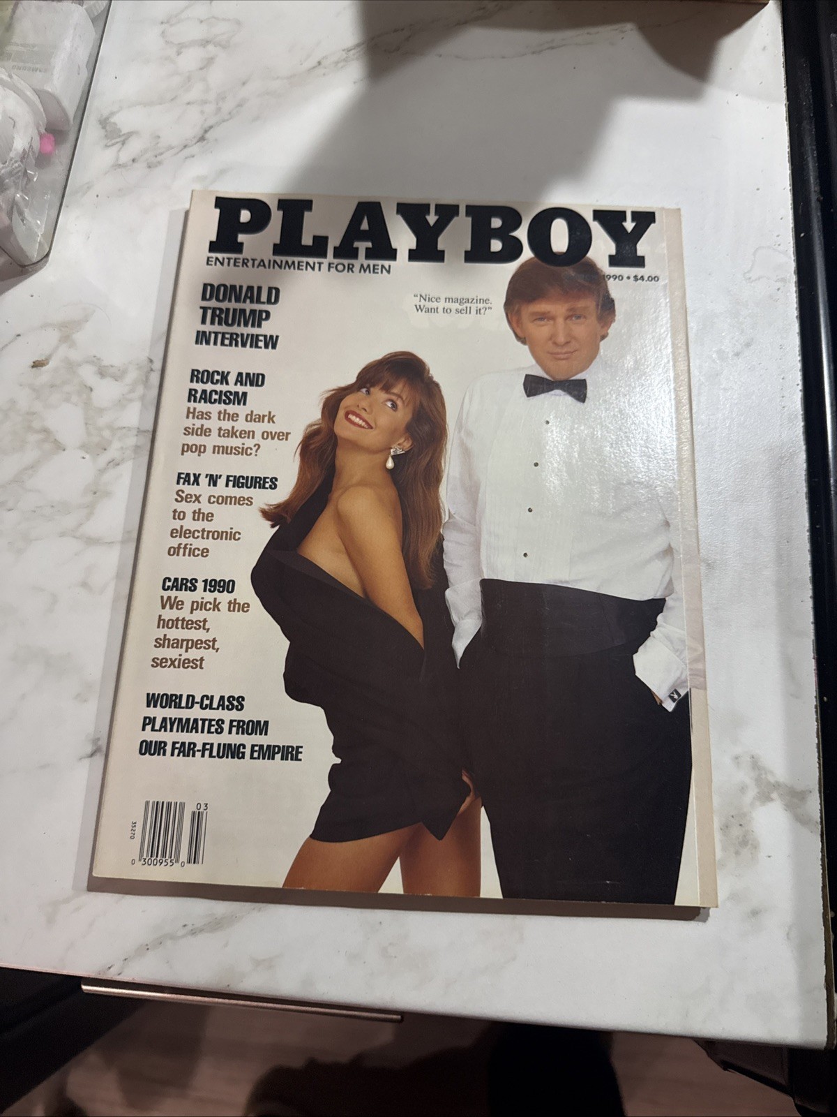 donald trump play boy magazine, rare in good condition 1990
