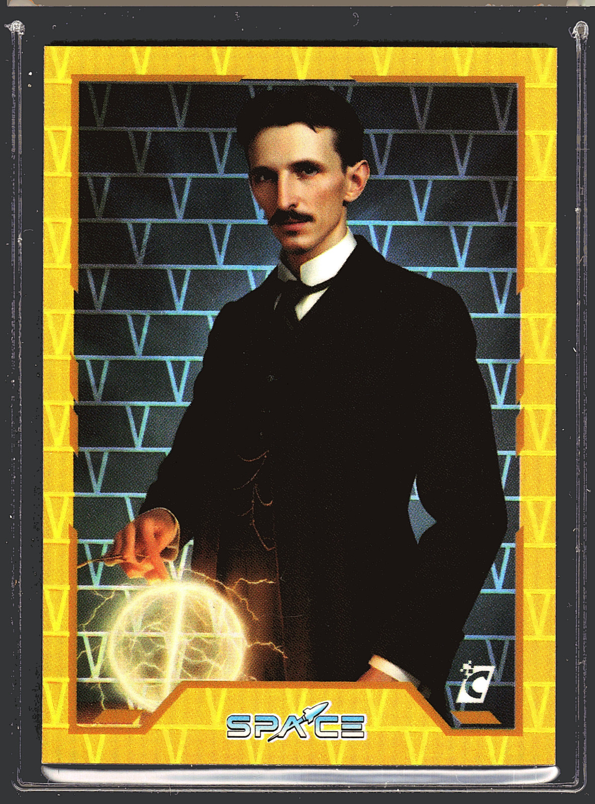 NIKOLA TESLA / Cardsmiths Currency Space Galactic Edition Gold 08/10