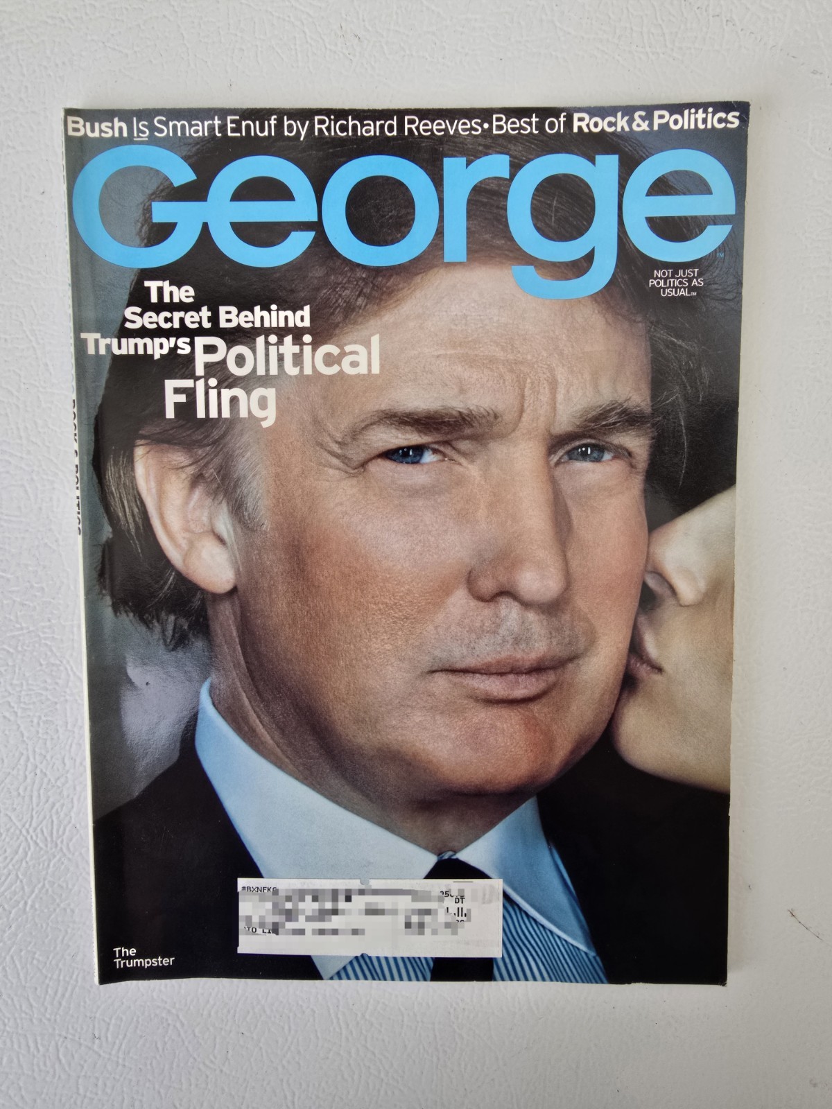 Vintage GEORGE MAGAZINE March 2000 POLITICAL FLING Donald Trump Cover