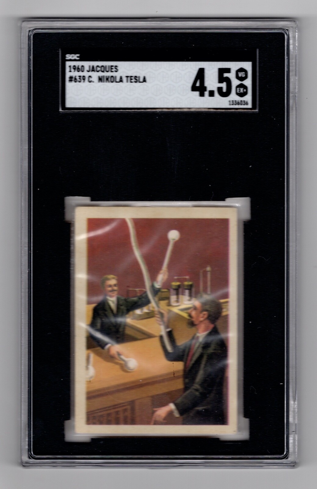 SGC 4.5 NIKOLA TESLA 1960 Chocolate Card #639