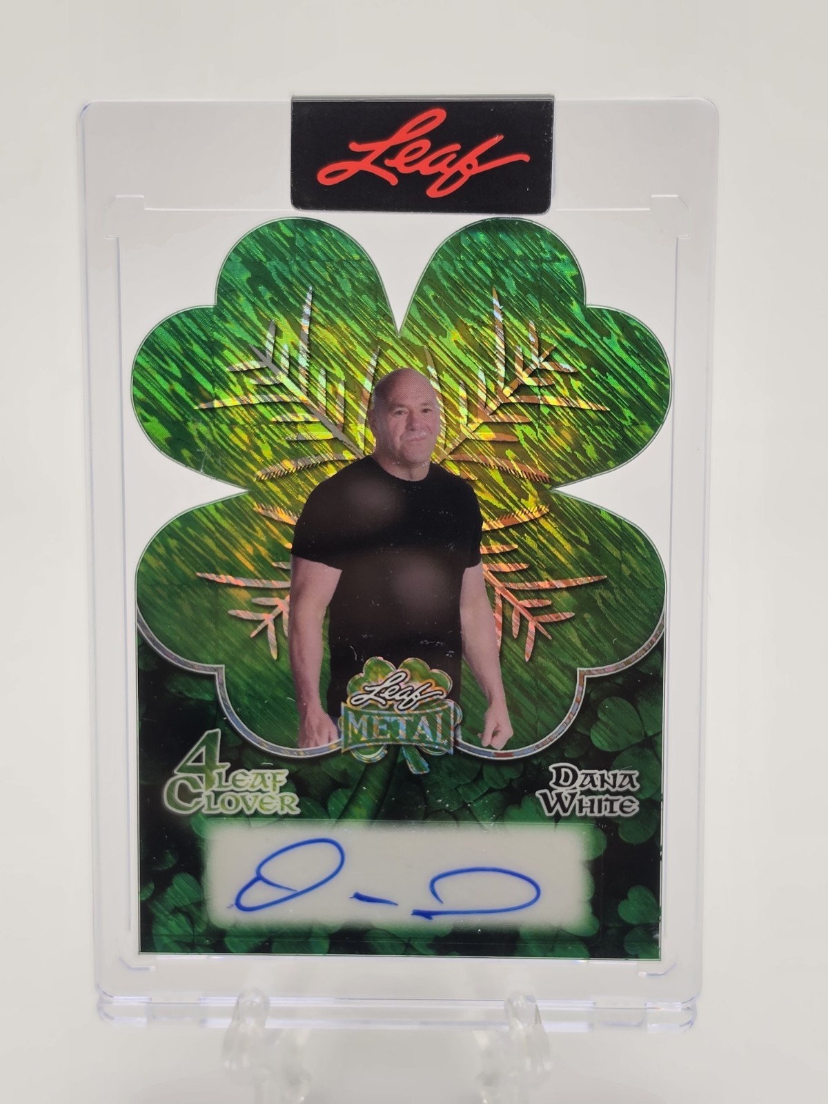 2026 Leaf Metal 4 Leaf Clover Dana White Autograph 1/1 One of One 4L-DW1