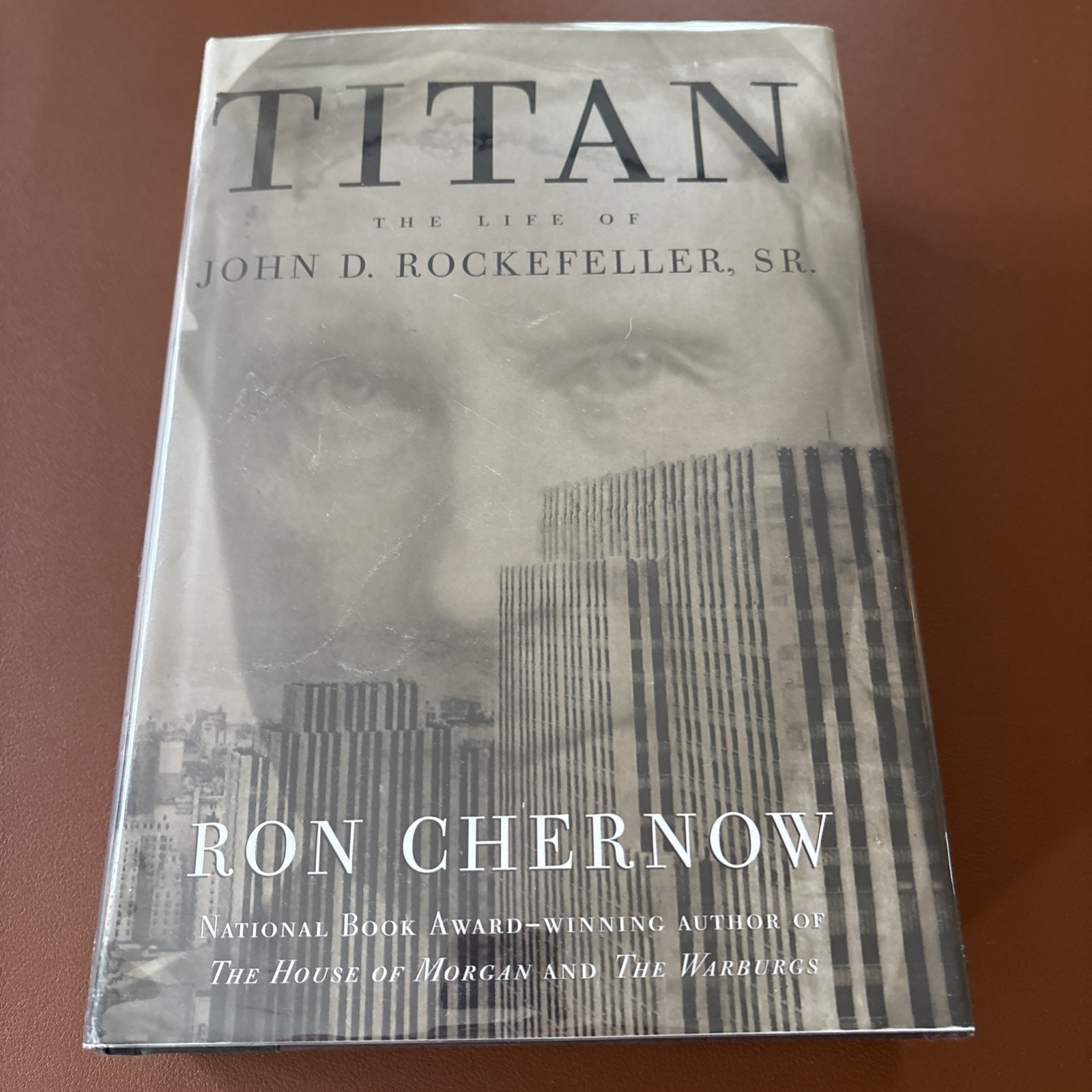TITAN The Life of John D Rockefeller, Sr Chernow Hardcover DJ First Edition FINE