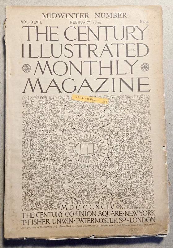 February 1894 NIKOLA TESLA The Century Magazine His Earliest Biographical Text