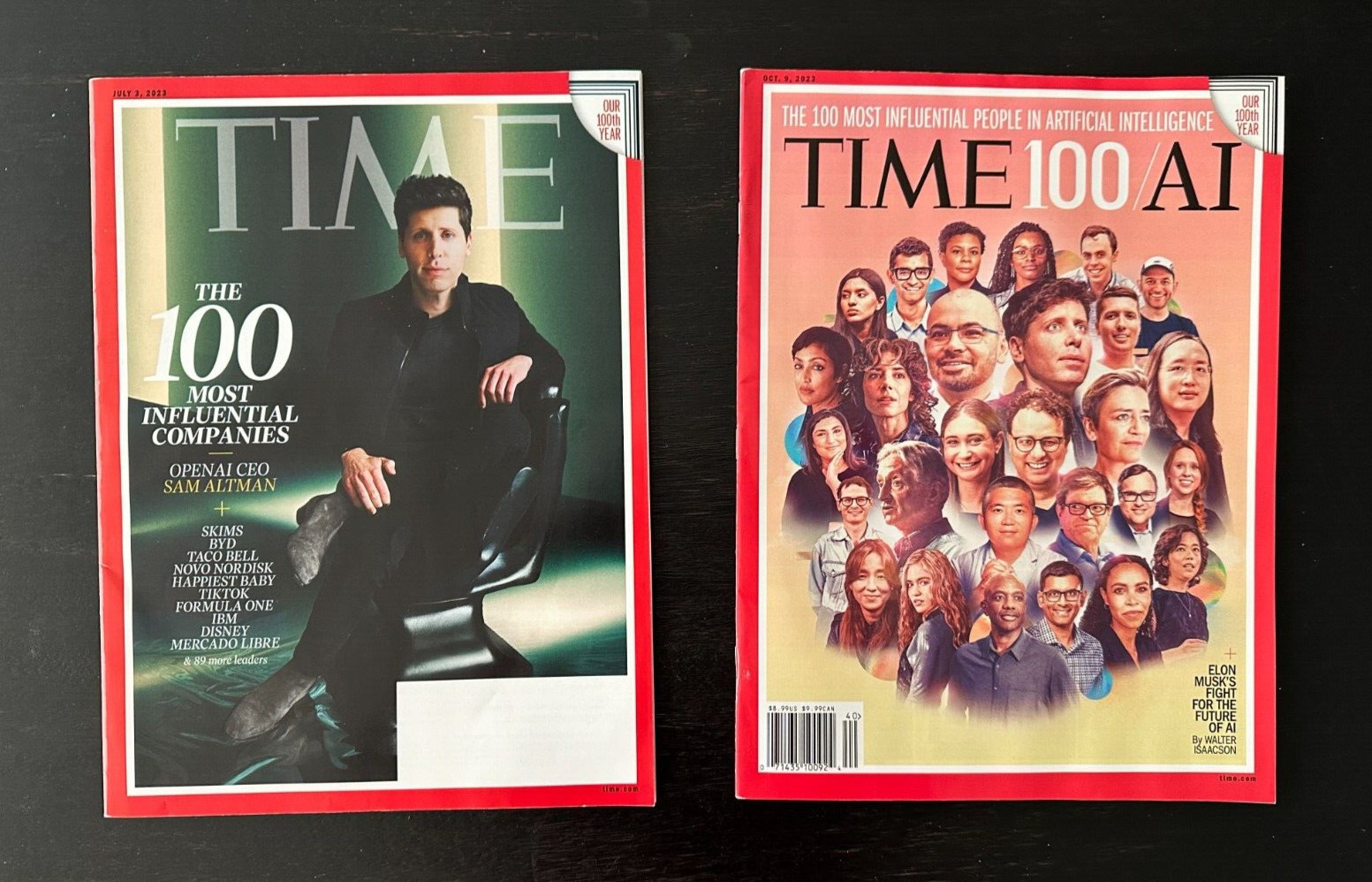 TIME Magazine  100 AI Artificial Intelligence Influential People Sam Altman 2023