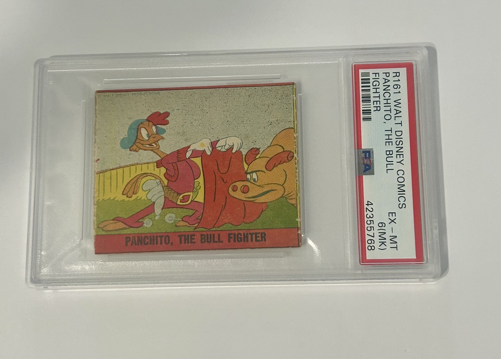 1944 Walt Disney Comic R161 Panchito The Bull Fighter 6 psa