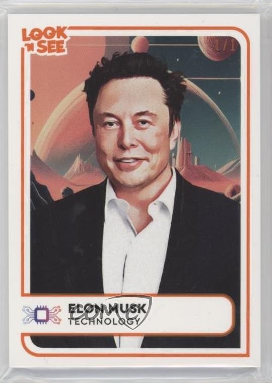 2024 Decision 2024 Look 'n See Orange 1/1 Elon Musk #5