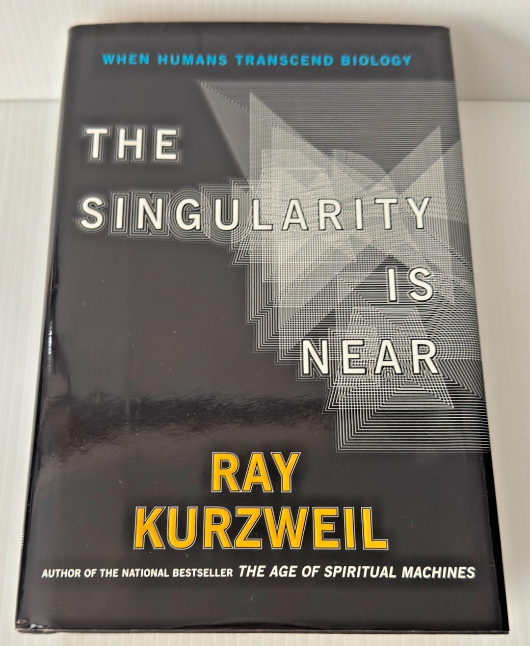 THE SINGULARITY IS NEAR - Ray Kurzweil - SIGNED 1ST ED, PRINT- HC VERY GOOD COND