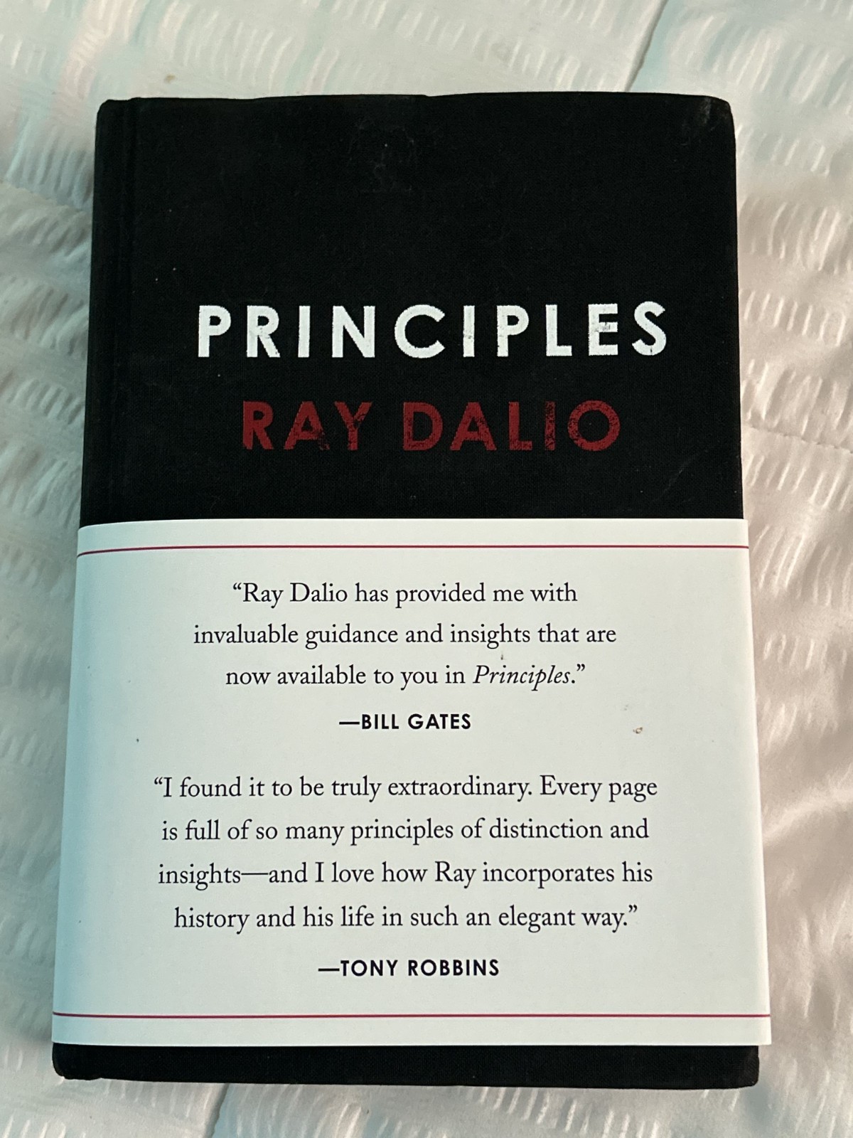 Ray Dalio signed Principles Book - Bridgewater Associates CEO Founder
