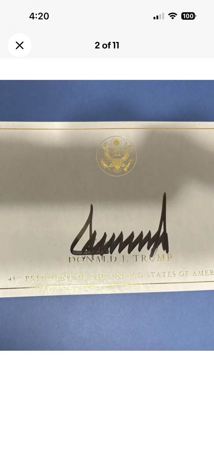 President Trump SAVE AMERICA Signed HC Book Read Summary + 2 Books Wknd Sale
