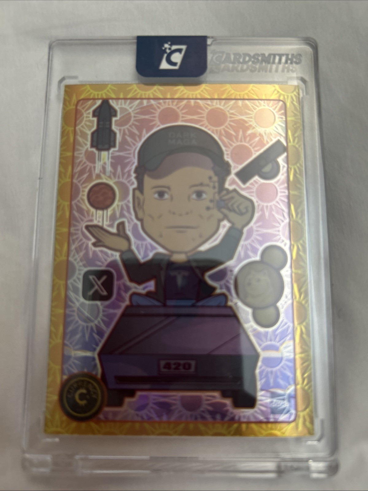Cardsmiths Currency Summer Convention Elon Musk #31 Gemstone Sol 1/3