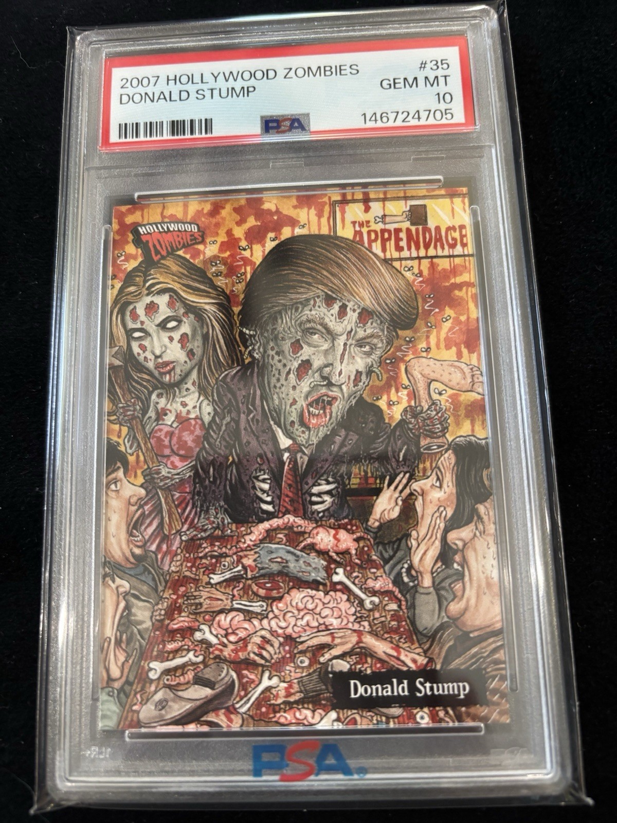 2007 Topps Hollywood Zombies #35 Donald Stump PSA 10 Pop 48 None Higher Trump