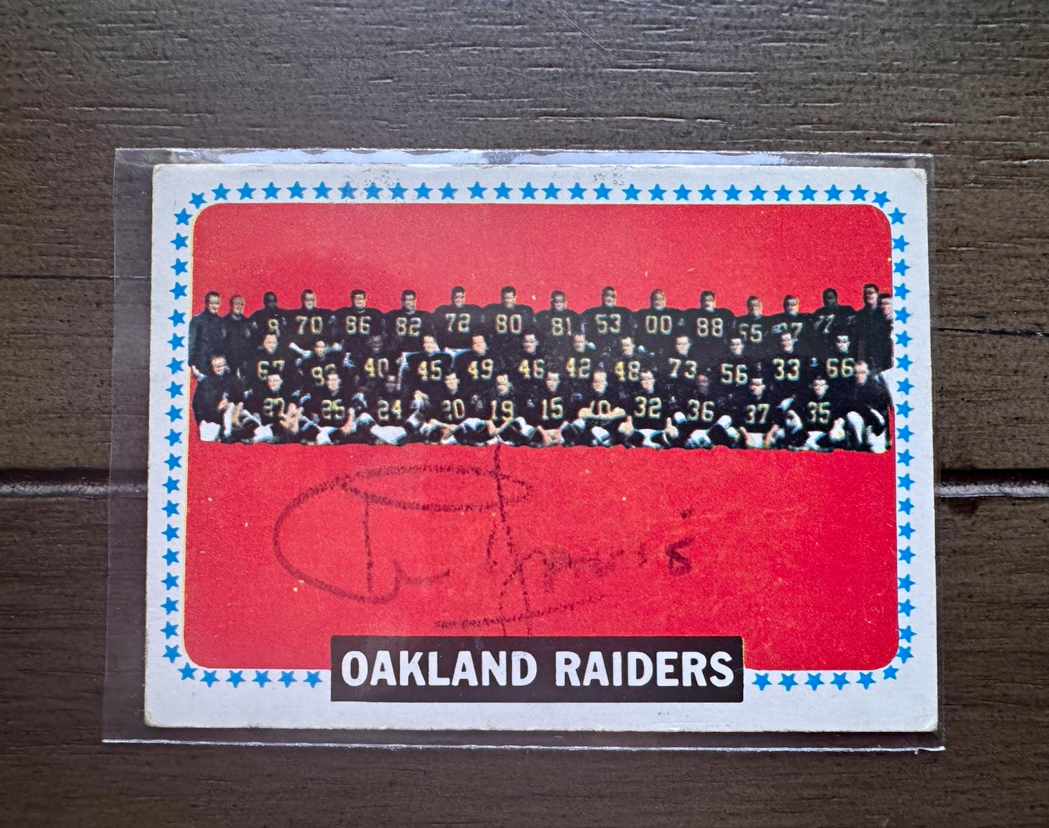 Al Davis Oakland Raiders  1964 Autographed Card PSA Authentication NO RESERVE